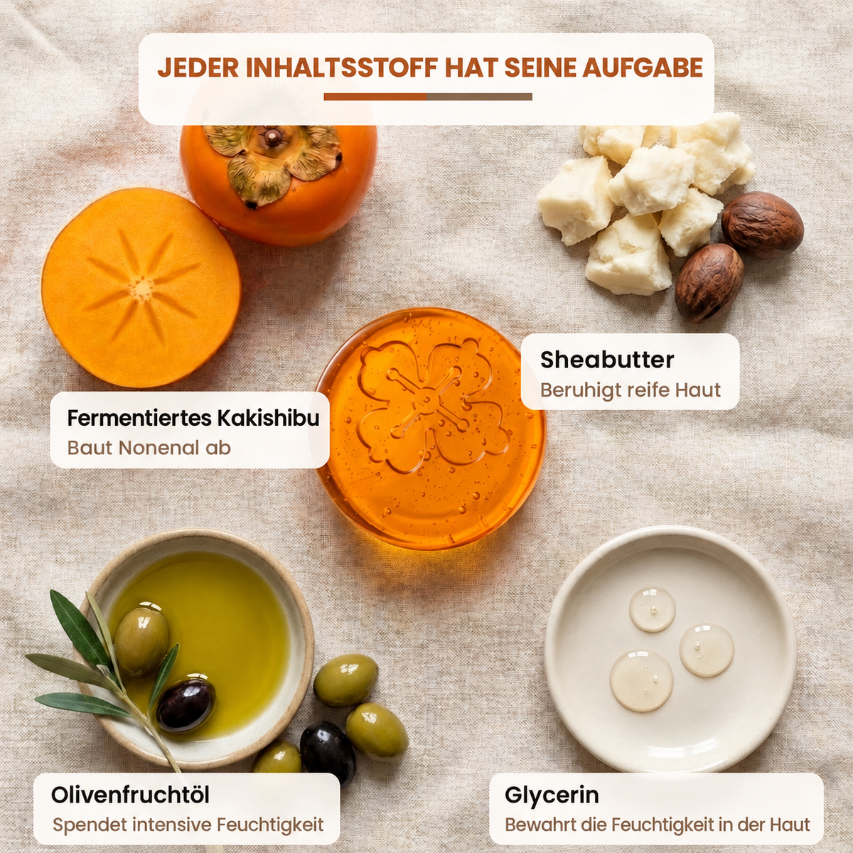 Kakiseife gegen  Altersgeruch